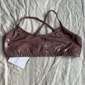 Beyond Yoga Women's sports bra - Mauve Small